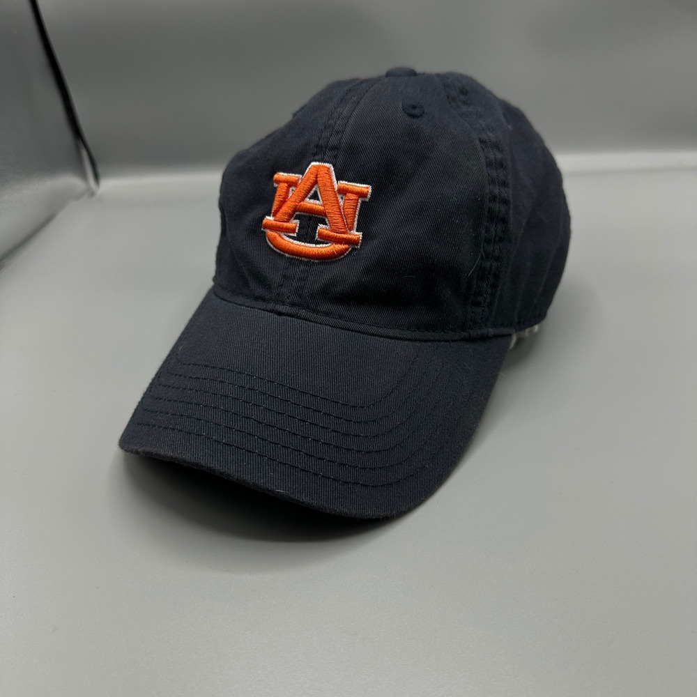 Legacy Auburn Tigers Hat Mens Navy Blue Adjustable Strapback Dad Cap AU Logo